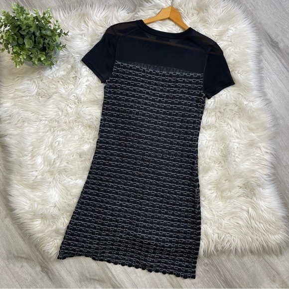 Rag & Bone Gwen Knit Black Mesh Dress - Picture 7 of 10
